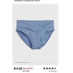 Crossover Bikini Underwear - Bainbridge Blue - XXL